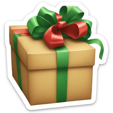 Giant Christmas gift sticker