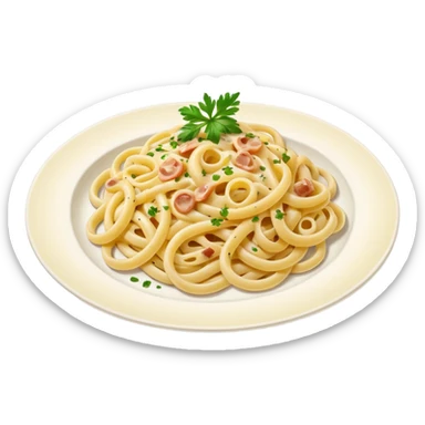 pasta carbonara food emoji sticker