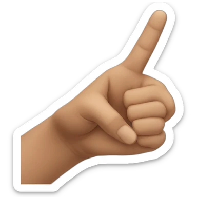finger pointing you sticker