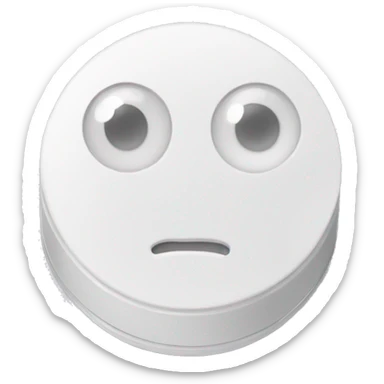 closed white contact lens case sticker