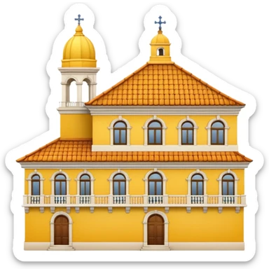 Portugal famous architecture, concise emoji style sticker