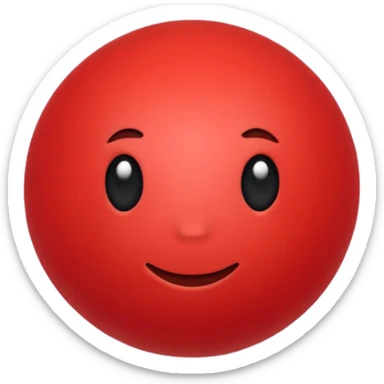 red ballin thing sticker