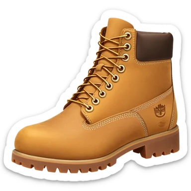 Сделай пару ботинок Timberland в классической расцветке sticker