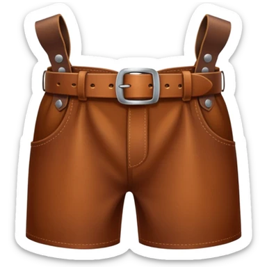 belt emoji in a hand sticker