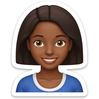 Dominican girl sticker