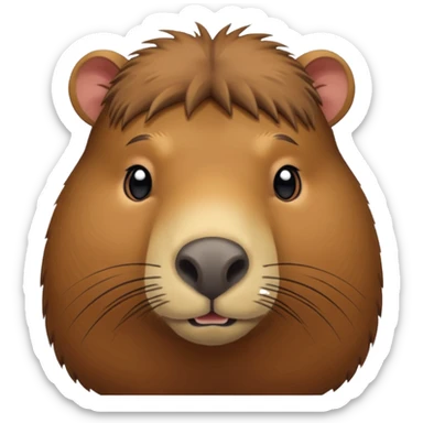 Capybara sticker