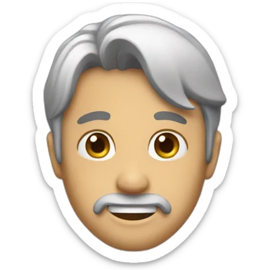 Emoji rigole sticker