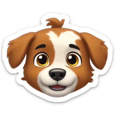 Skye paw patrol sleep sticker