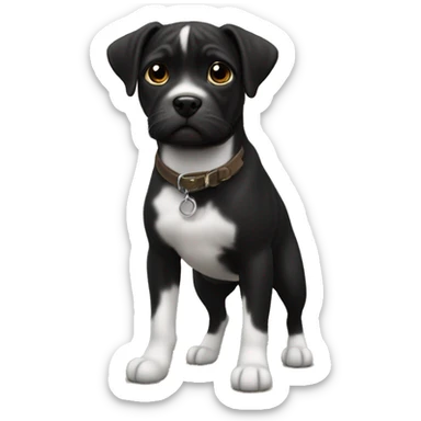 Petit brabancon black  sticker