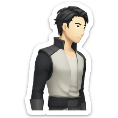 sung jin woo from solo leveling sticker