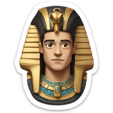 Rami malek pharaoh sticker