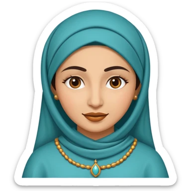 moroccan woman sticker