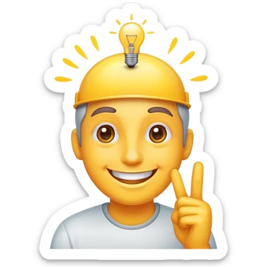 Genius idea  sticker