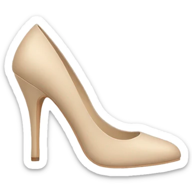 Pastel beige heels  sticker