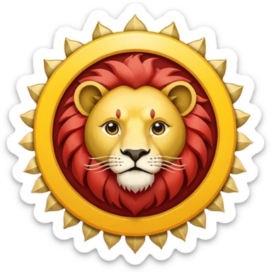 Please create the Iranian Lion and Sun flag? sticker