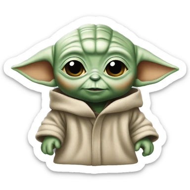 baby yoda is software engineer sticker