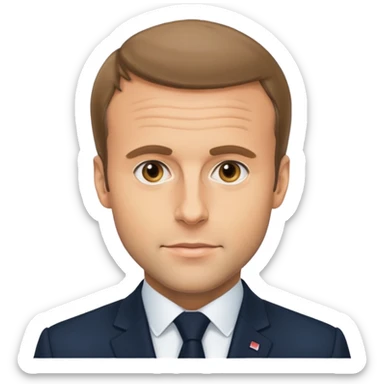 Macron sticker