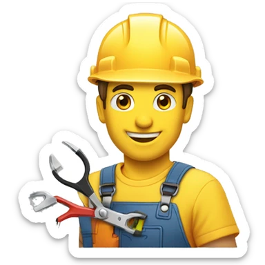 bricoleur électrique sticker