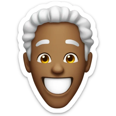 Emoji laughing ridiculous  sticker