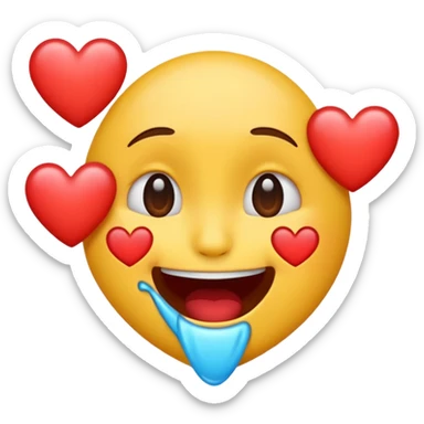 Una emoji che cambia. Emoji con il cuore, quella che ride, quella che piange etc etc sticker