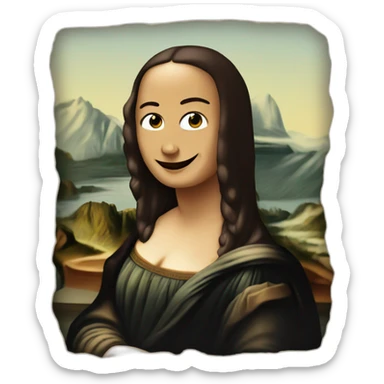 monalisa sticker