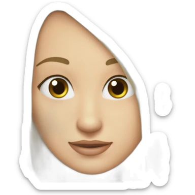 emoji clin d'oeil avec une oreolle sticker