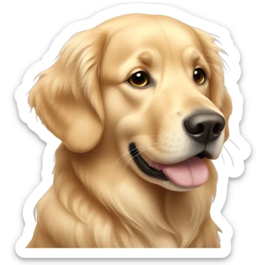 Golden retriever  sticker