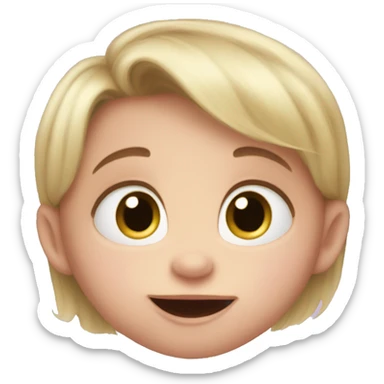 baby riley face from inside out 2 movie sticker