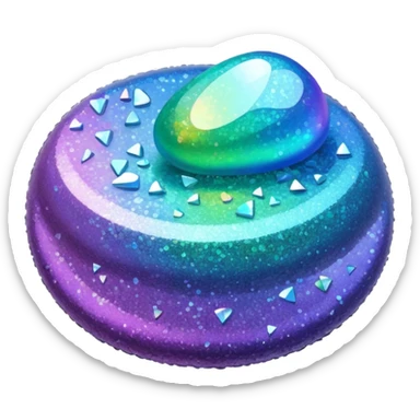 glitter nasty sticker