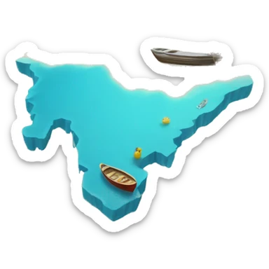 The island of Inagua Bahamas sticker