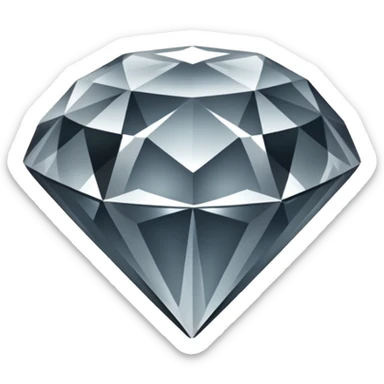 Dirty diamond surround by smoke sticker