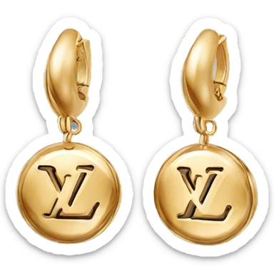 Louis Vuitton earrings  sticker