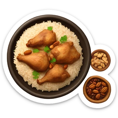 Arab dish mandi  sticker