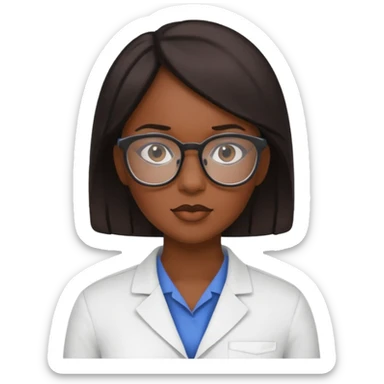 black female specialist sticker