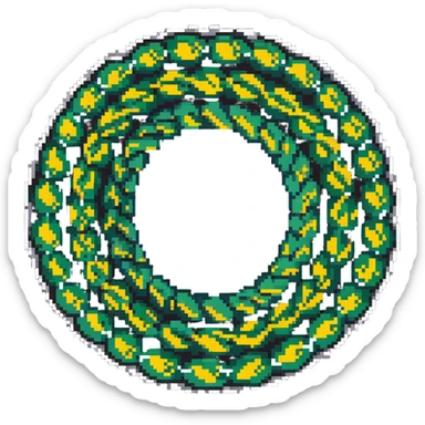 circle of snakes, multiple snakes arranged in a circular pattern sticker
