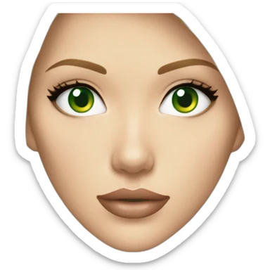 scarlett johansson blonde hair green eyes sticker