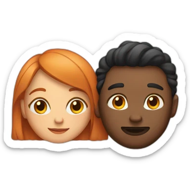 Two people in love sticker