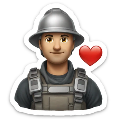 The inscription I love drobotenko sticker