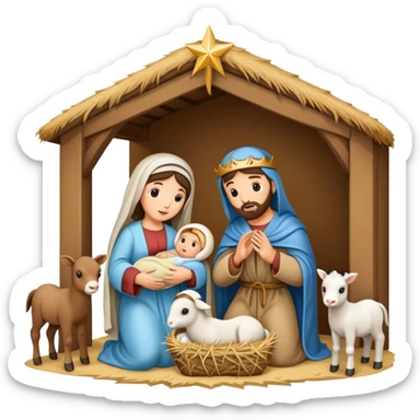 Nativity  sticker