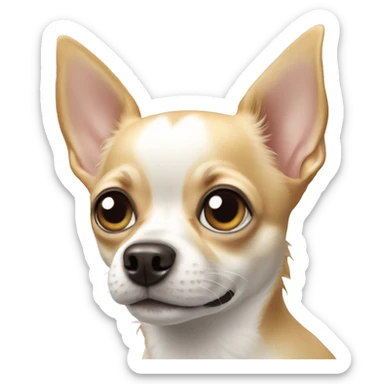 Chihuahua blanco  sticker
