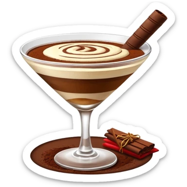 tiramisu martini sticker