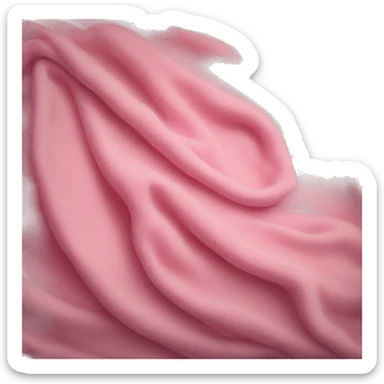 Cozy pink blanket sticker