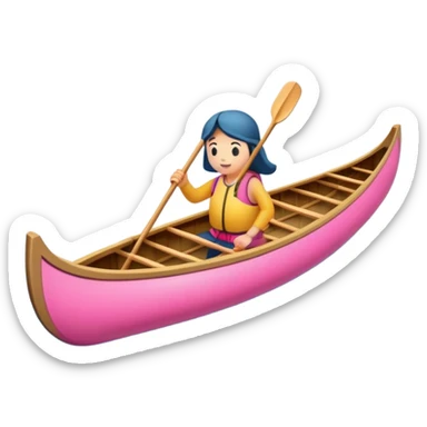 lungs flowing in a canoe sticker