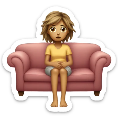 Girl crashing out over her ex sticker