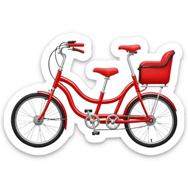 Tandem bike sticker