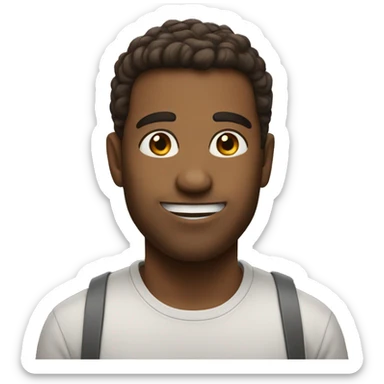 An encouraging look sticker