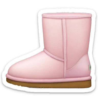 light pink uggs sticker