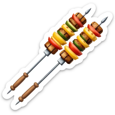 kebab skewer sticker
