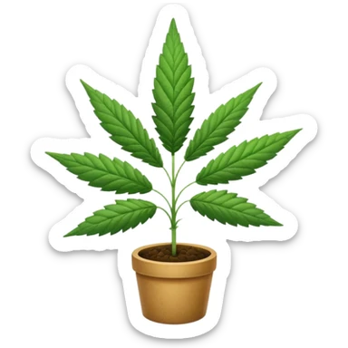 cannabis sticker