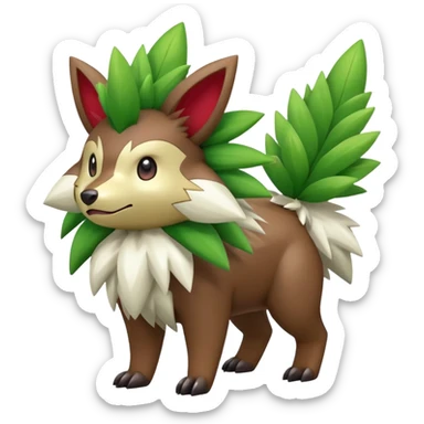 Shiny Zigzagoon-Shaymin-hybrid, full body sticker